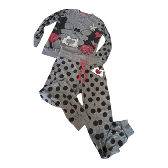 Disney Minnie and mickey long pajama set. - Picture 1 of 11